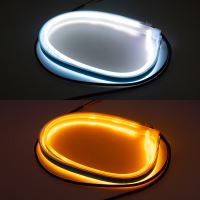 96UN07-45 LED pásek, dynamické blinkry oranžová / poziční světla bílá, 45 cm (1371520)