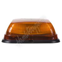 wl830fix LED maják, 12-24V, 164 x 164mm, 64LED oranžový fix, ECE R10 R65
