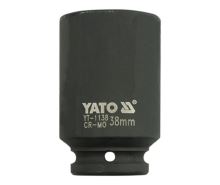 Nástavec 3/4" rázový šestihranný hluboký 38 mm CrMo Nástavec 3/4" rázový šestihranný hluboký 38 mm CrMo