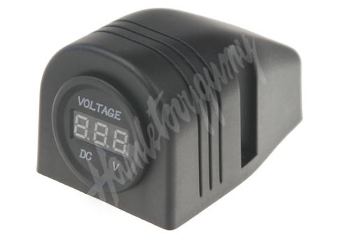 34530A Digitální voltmetr 6-30V červený v panelu_(1)