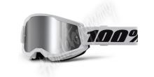 STRATA 2 NEW, brýle 100% bílé, stříbrné plexi
