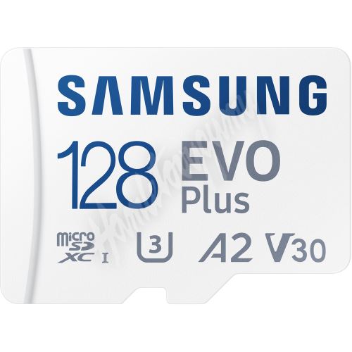 8128gCL10S Paměťová karta MicroSDXC 128GB 160M + adaptér, SAMSUNG EVO Plus_(1)