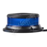 wl310mblu LED maják, 12-24V, 18x1W modrý, magnet, ECE R65 R10