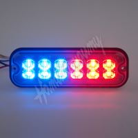 br012RB PREDATOR 12x4W LED, 12-24V, červeno-modrý, ECE R10