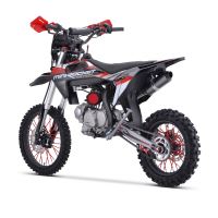 Pitbike MiniRocket DT125 17/14 světlo, el startér, automat, sedlo 86cm, černý (1)