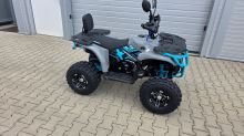 Dětská čtyřtaktní čtyřkolka ATV MiniRocket Troodon Deluxe 125ccm, 3+1, 8 kola, šedo-modrá (1)