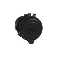 34563 2x USB nabíječka voděodolná do panelu, bílá (1121763)