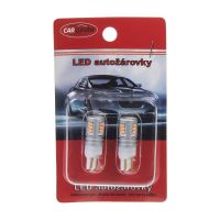 952026cbora LED T10 oranžová, 12/24V, 15LED/1W SMD (1276154)