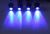 kf704blu LED stroboskop modrý 4ks 1W