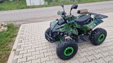 Dětská čtyřtaktní čtyřkolka ATV Warrior DELUX 125ccm, 3 rych. poloaut. 8 kola, zel. maskáč (1)