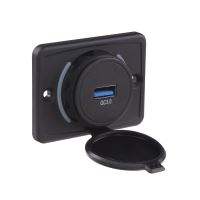 34661.4 1x USB QC3.0 zásuvka 12/24V, montáž na povrch 34661.4 1x USB QC3.0 zásuvka 12/24V, montáž na povrch