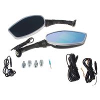 dvr06m Motocyklová DUAL HD kamera integrovaná v zrcátku s 2,7" LCD (1135044)