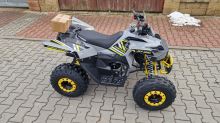 Dětská čtyřtaktní čtyřkolka ATV MiniRocket Panther 125ccm, 3 rych. poloaut. 8 kola, šedá (8)