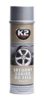 K2 SILVER LACQUER FOR WHEELS RALLY 500 ml - stříbrný lak na kola K2 SILVER LACQUER FOR WHEELS RALLY 500 ml - stříbrný lak na kola
