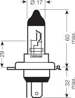 64196TSP OSRAM 24V H4 75/70W truckstar PRO (1ks) (2813009)