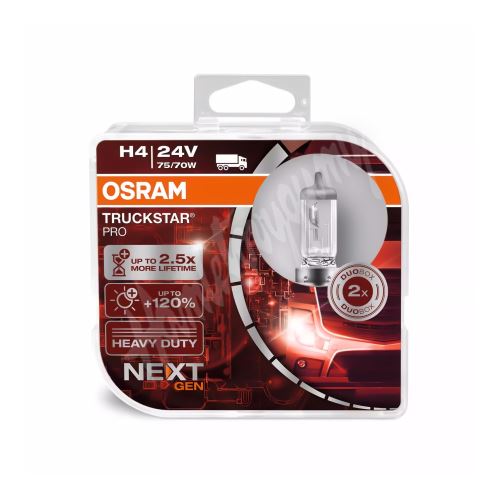 OS64196TSP-HCB OSRAM 24V H4 75/70W truckstar (2ks) Duo-box (2806643)
