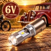 95HLH-BA20-6V CSP LED BA20D bílá, 6V, 3W, veteráni 95HLH-BA20-6V CSP LED BA20D bílá, 6V, 3W, veteráni