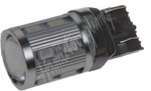 95C-T20-3red x CREE LED T20 (7443) červená, 10-30V 12SMD + 3W LED (447486)