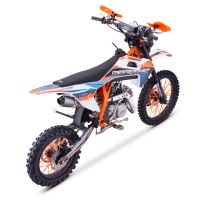 Pitbike MiniRocket DT125 17/14 světlo, el startér, řazení se spojkou, sedlo 86cm oranžový (4)