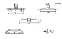 svcFO11NPA Kamera pro Ford Transit Courier 2023-, AHD/CVBS (2805483)