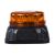 kf90 LED maják, 12-24V, 12x3W oranžové barvy s integrovanou zvukovou signalizací, fix