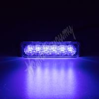 kf079blu x SLIM výstražné LED světlo vnější, modré, 12-24V, ECE R65