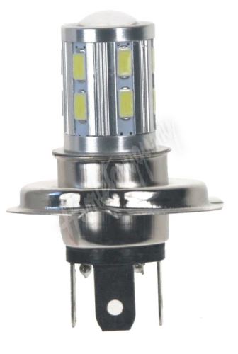 95h406 LED H4 bílá, 10-30V, 12SMD 5630 + 3W (444746)