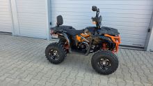 Dětská čtyřtaktní čtyřkolka  MiniRocket Troodon Deluxe 125ccm, 3+1, 8 kola, černo-oranzova (3)