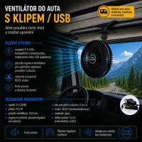 F7USB-1 Ventilátor 208 mm na klip USB F7USB-1 Ventilátor 208 mm na klip USB