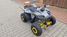 Dětská čtyřtaktní čtyřkolka ATV MiniRocket Panther 125ccm, 3 rych. poloaut. 8 kola, šedá (7)