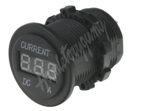 34544 x Digitální ampérmetr 0-10A červený (596502)