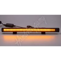 kf016-34 Gumové výstražné LED světlo vnější, oranžové, 12/24V, 340mm