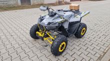 Dětská čtyřtaktní čtyřkolka ATV MiniRocket Panther 125ccm, 3 rych. poloaut. 8 kola, šedá (1)