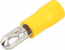4001203 Zástrčka kruhová 5,0 mm žlutá, 100 ks 4001203 Zástrčka kruhová 5,0 mm žlutá, 100 ks