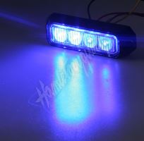 kf004E3Wblu PREDATOR 4x3W LED, 12-24V, modrý, ECE R10