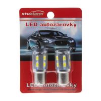 95C-BAU15S-3 LED BAU15s bílá, 12-24V, 12SMD + 3W LED (1276796)