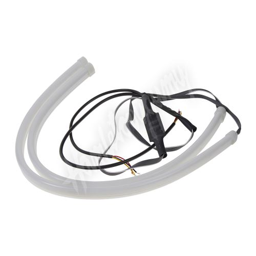 96UN03 LED pásek, dynamické blinkry oranžová / poziční světla bílá, 45 cm_(1)