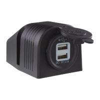 34525A 2x USB zásuvka voděodolná v přídavném panelu 34525A 2x USB zásuvka voděodolná v přídavném panelu