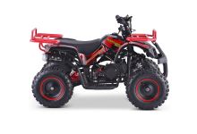 Dětská dvoutaktní čtyřkolka ATV MiniHummer Deluxe 49ccm E-start červená (3)