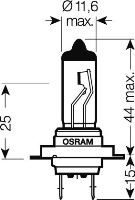 OS64215 OSRAM 24V H7 70W standard (1ks) (446456)