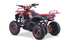 Dětská dvoutaktní čtyřkolka ATV MiniHummer Deluxe 49ccm E-start červená (2)