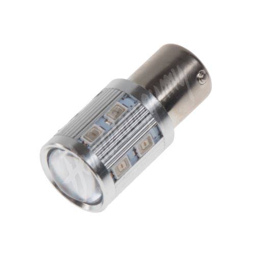 95C-BAU15S-3ora x LED BAU15s oranžová, 12-24V, 12SMD + 3W LED (1024044)