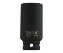 Nástavec 1/2" rázový šestihranný hluboký 28 mm CrMo Nástavec 1/2" rázový šestihranný hluboký 28 mm CrMo