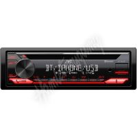 KD-T812BT JVC autorádio s CD/MP3/USB/AUX/Bluetooth připojení/červené podsvícení/odním.pane