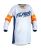 Dětský dres Fly Racing Kinetic Khaos (bílá/modrá/oranžová) YXL