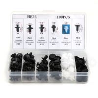 4box028 Sada plastových příchytek pro VW,Ford,BMW,Toyota, 100 ks (1354471)