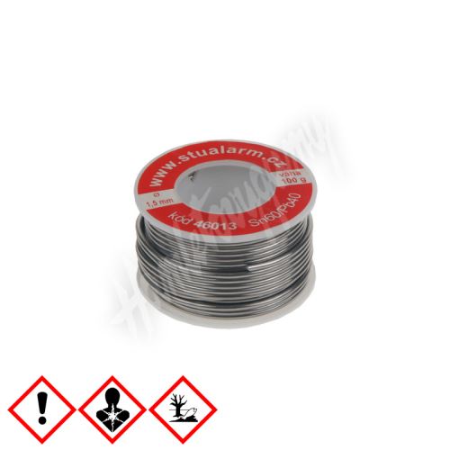 46013 Trubičkový cín cívka 0,1kg, 1,5mm (2805856)