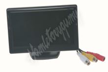 80063 LCD monitor 5&quot; černý na palubní desku s možností instalace na HR držák