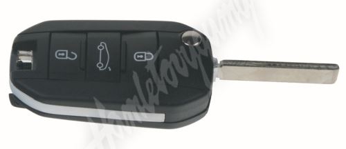 48PG113 Náhr. obal klíče pro Peugeot, 3-tlačítkový (448049)