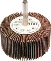 Kotouč lamelový radiální 60x30 P-40 s hřídelí 6 mm Kotouč lamelový radiální 60x30 P-40 s hřídelí 6 mm
